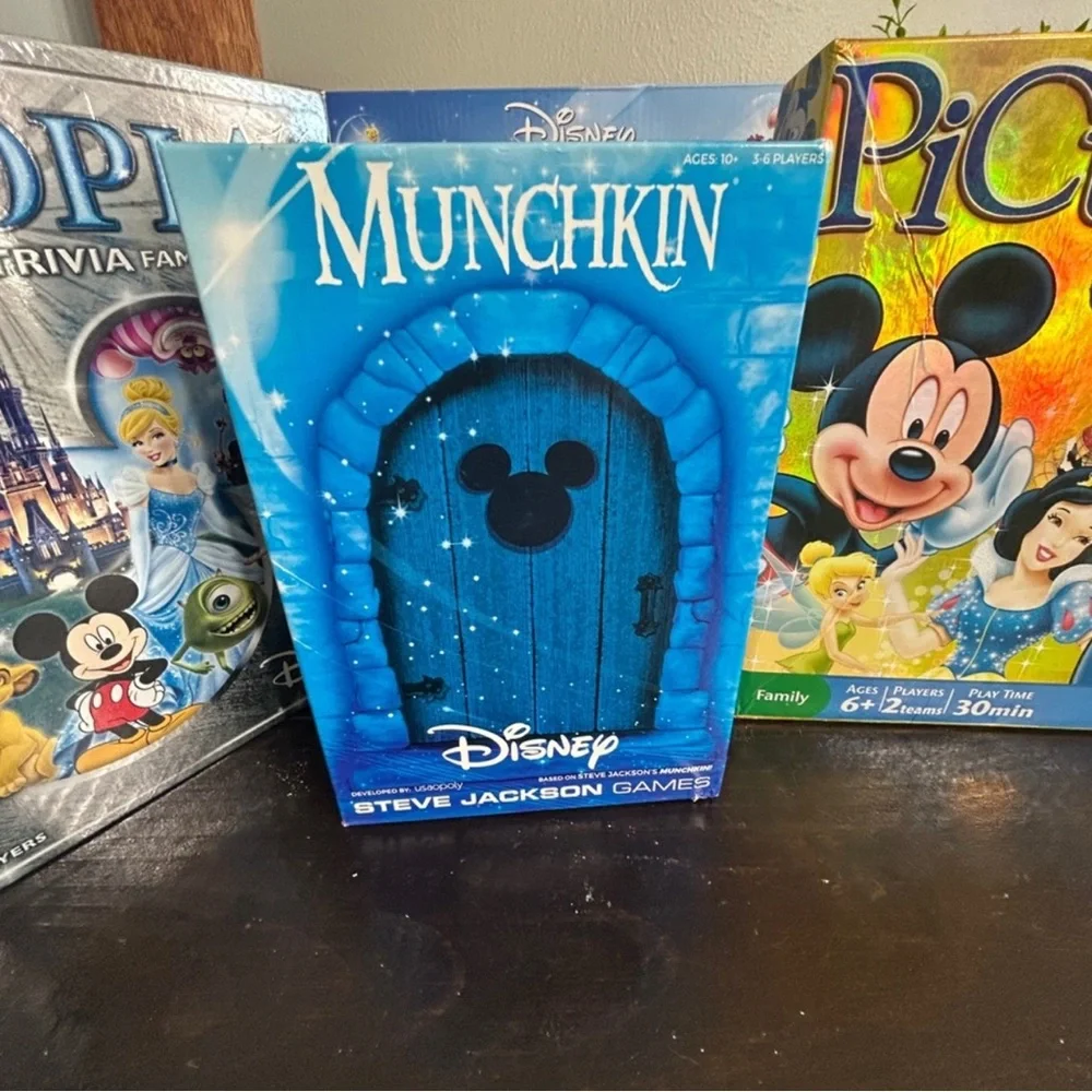 Disney Munchkin Game - Blue and Black